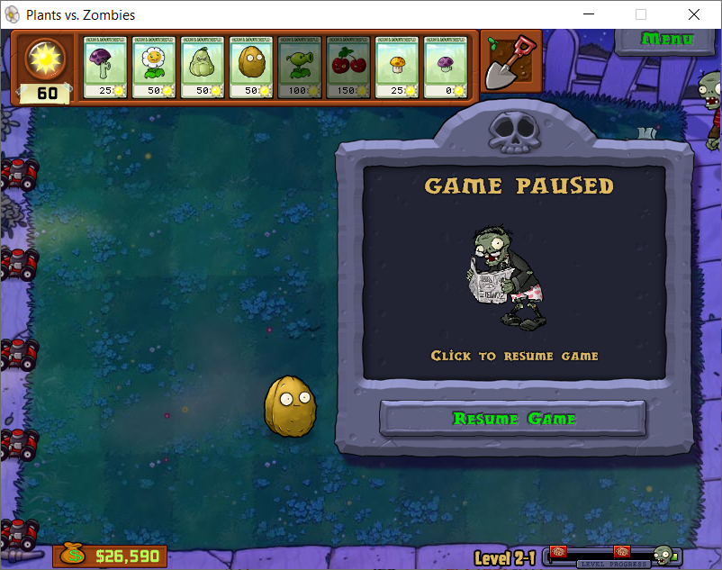 Quay lại game