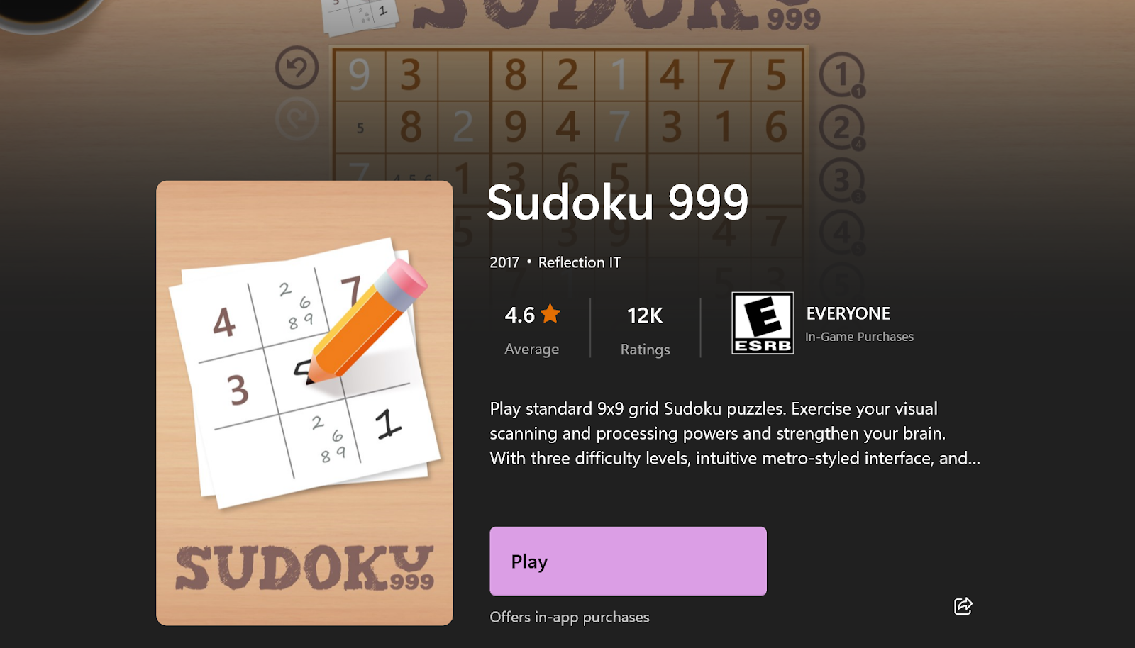 Sudoku header