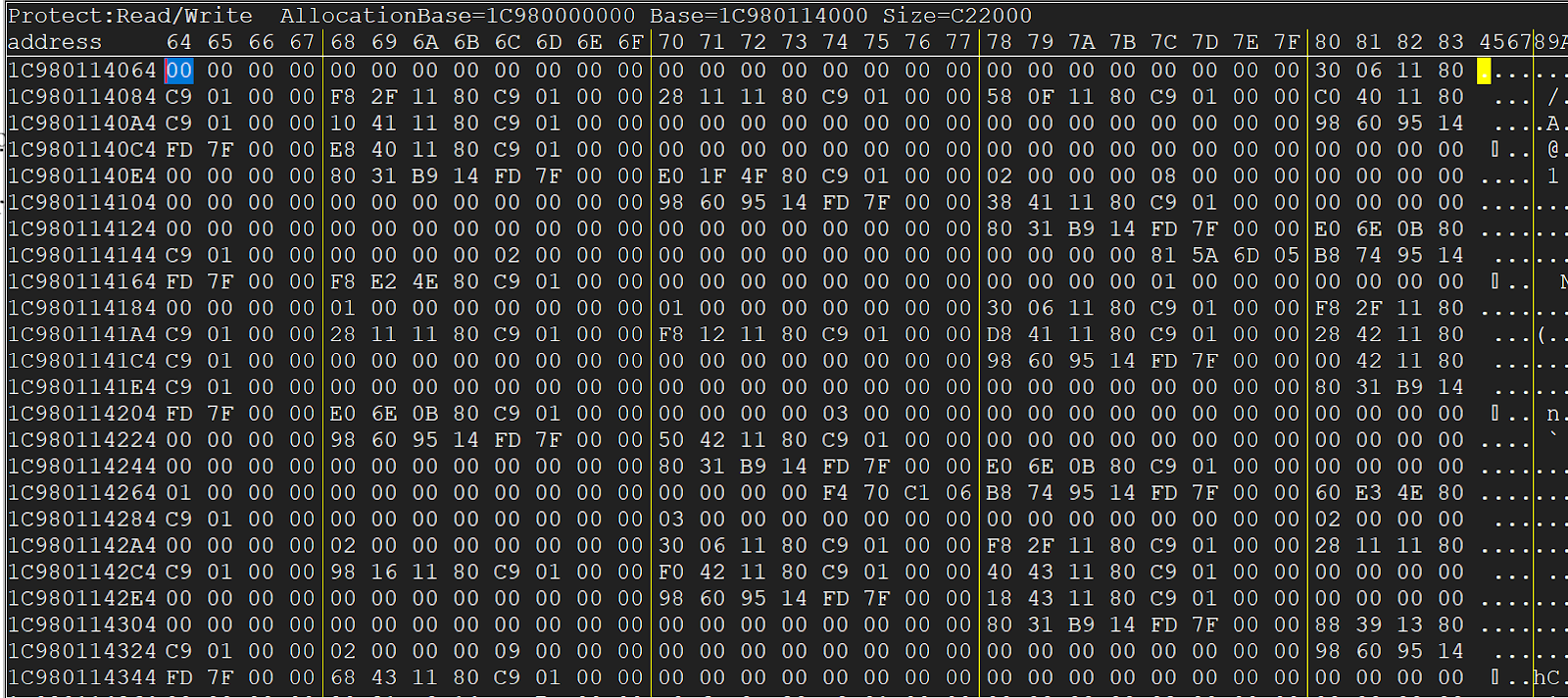 Hex View 1