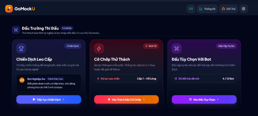 Đấu Trường Thi Đấu trong GoMockU